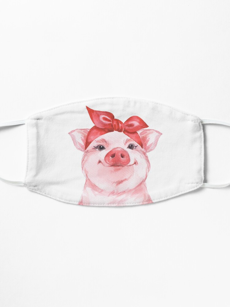 Alternate view of Piggy in red Mask