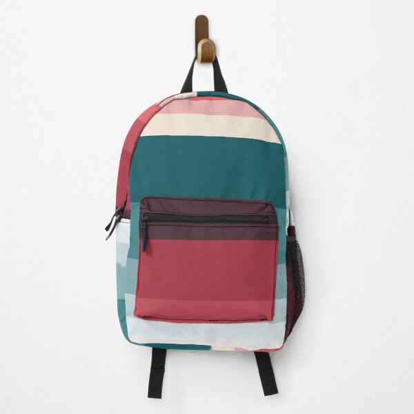 Item preview, HORIZON STRIPE IN RED & TEAL designed and sold by STUDIOFLOW.