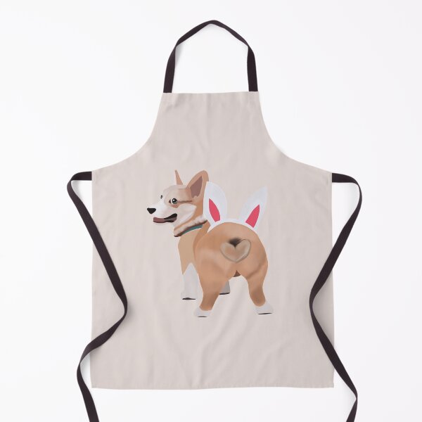Item preview, Playboy Butt Facing Corgi With Bunny Ears With A Heart Shaped Tail designed and sold by kqwdesigns.