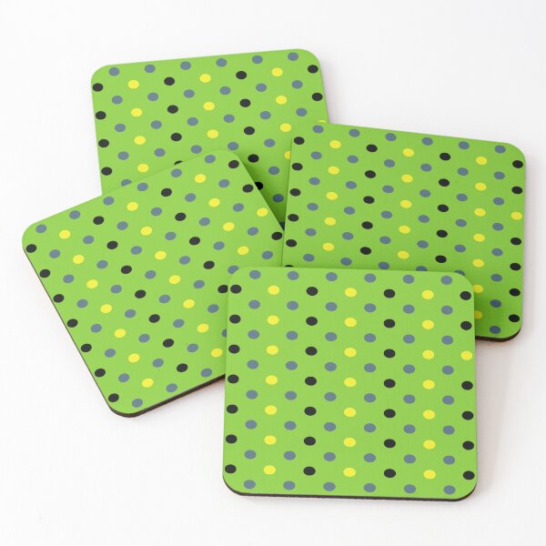 Item preview, Dotted pattern with Green background designed and sold by ExploreStore.