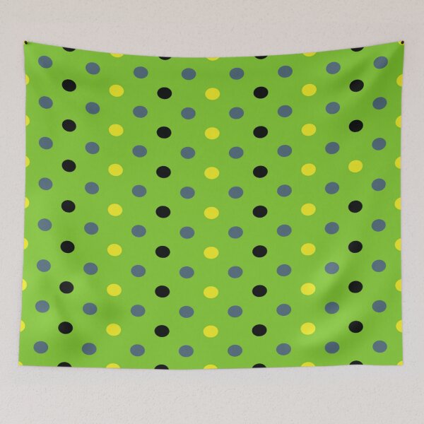 Item preview, Dotted pattern with Green background designed and sold by ExploreStore.