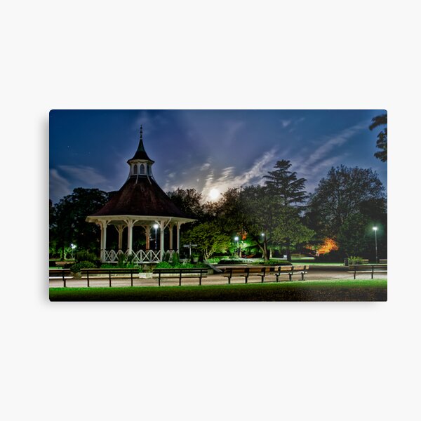 Supermoon Over Chapelfield Gardens Metal Print