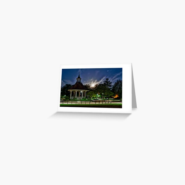 Supermoon Over Chapelfield Gardens Greeting Card