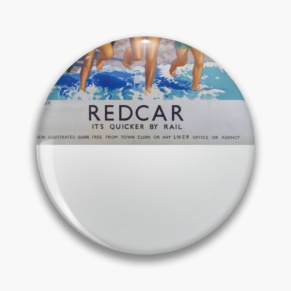 Item preview, Railway Poster Redcar designed and sold by stickart-marek.