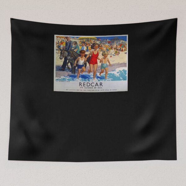 Item preview, Railway Poster Redcar designed and sold by stickart-marek.