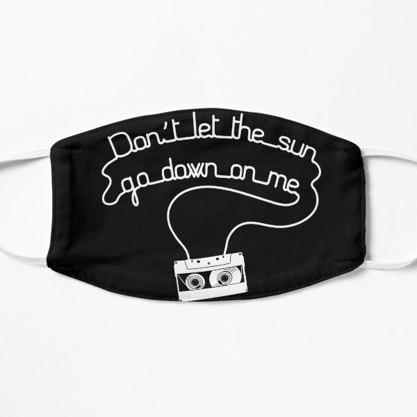 Dont let the sun go down Farewell elton john gift for fans and lovers Flat Mask
