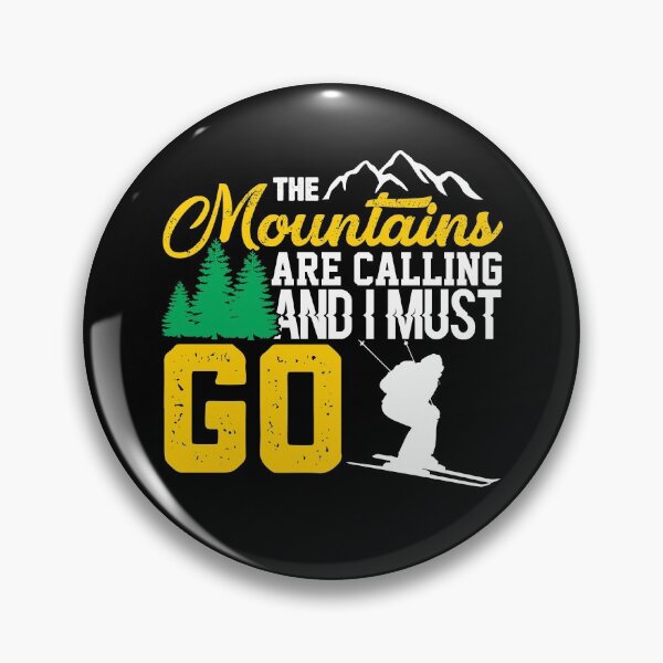 Item preview, Mountains Are Calling I Must Go Shirt Snow Skiing Gear designed and sold by DynamicDesign.