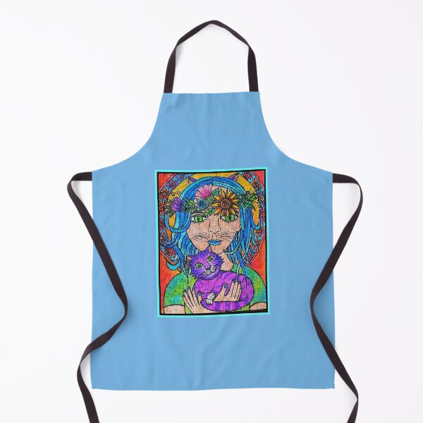 Item preview, Summer Girl with Cat designed and sold by PaniaBrown.