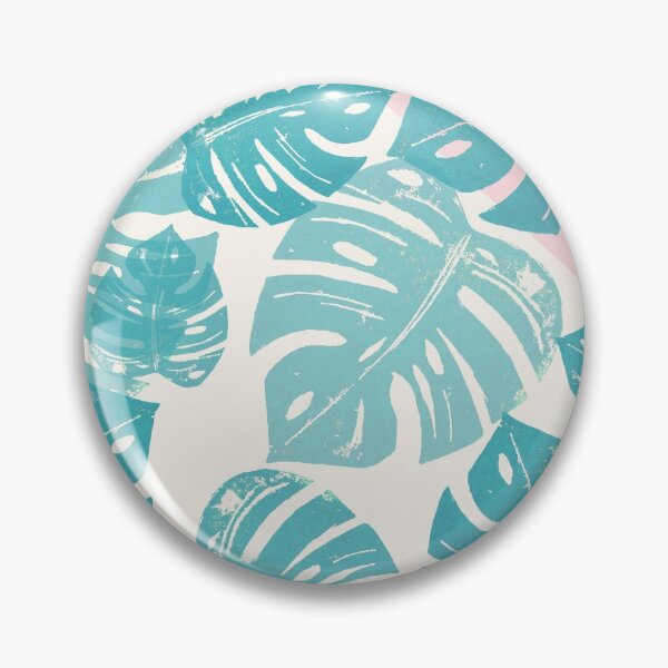 Item preview, Linocut Monstera Rosy designed and sold by BiancaGreen.
