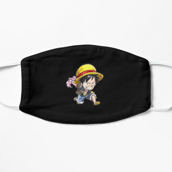 Luffy Anime Sticker (One Piece) Flat Mask