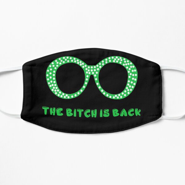 THe bitch is back Farewell elton john gift for fans and lovers Flat Mask