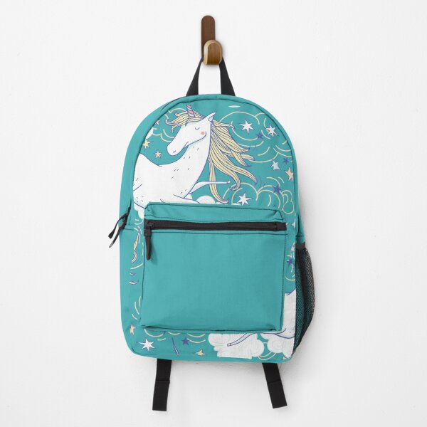 Item preview, Teal and White Unicorn Drawing designed and sold by cgroenewald.