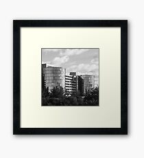 Chicago Suburbia Framed Print