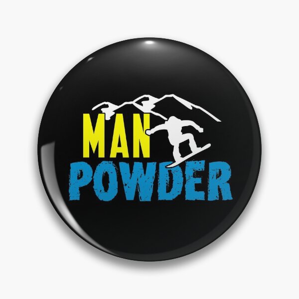 Item preview, Man Powder Snowboarding Shirt Boarding Gear in Blue designed and sold by DynamicDesign.