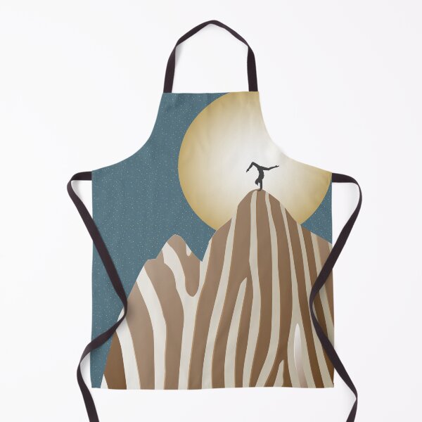 Item preview, Moonlight Yoga over the Zebra Mountain designed and sold by QueenieLamb.