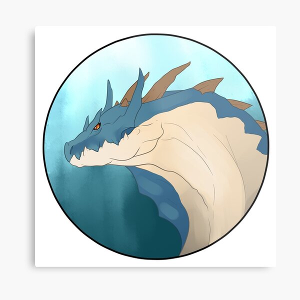 Lagiacrus Portrait Metal Print