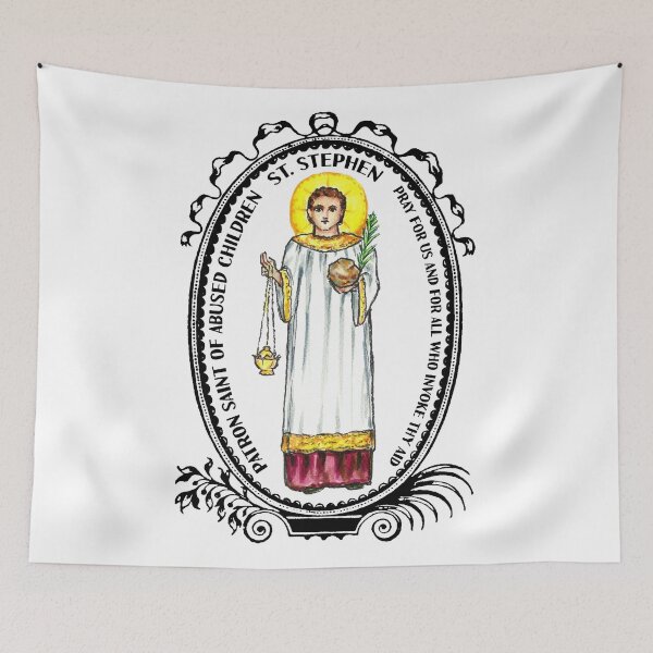 Item preview, Saint Stephen Patron of Abused Children designed and sold by myaltar.