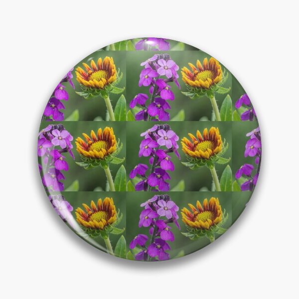 Item preview,  Wallflower and Gaillardia. designed and sold by John Ray.