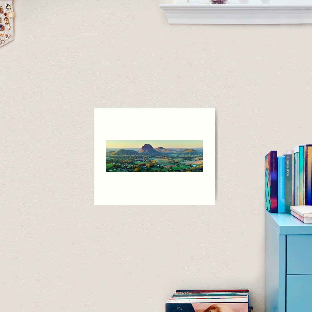 Glasshouse Mountains, Queensland, Australia Art Print