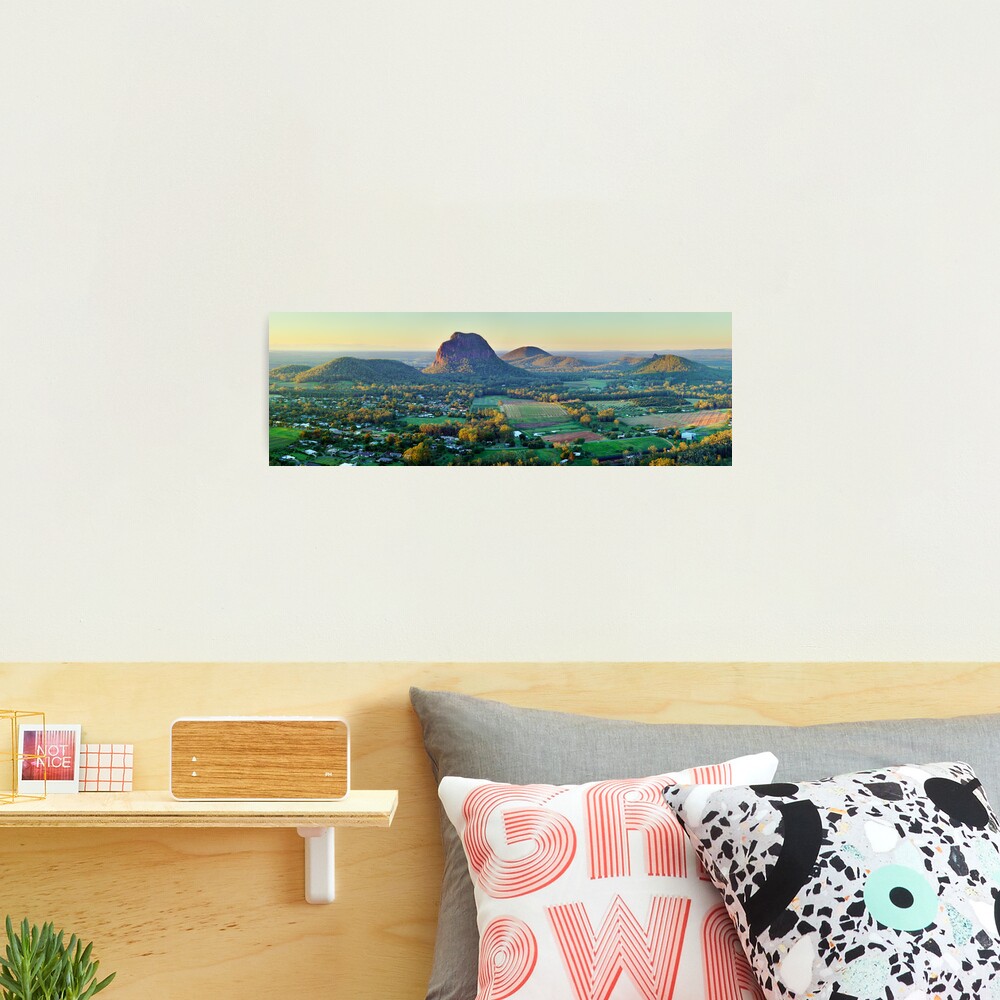 Glasshouse Mountains, Queensland, Australia Photographic Print