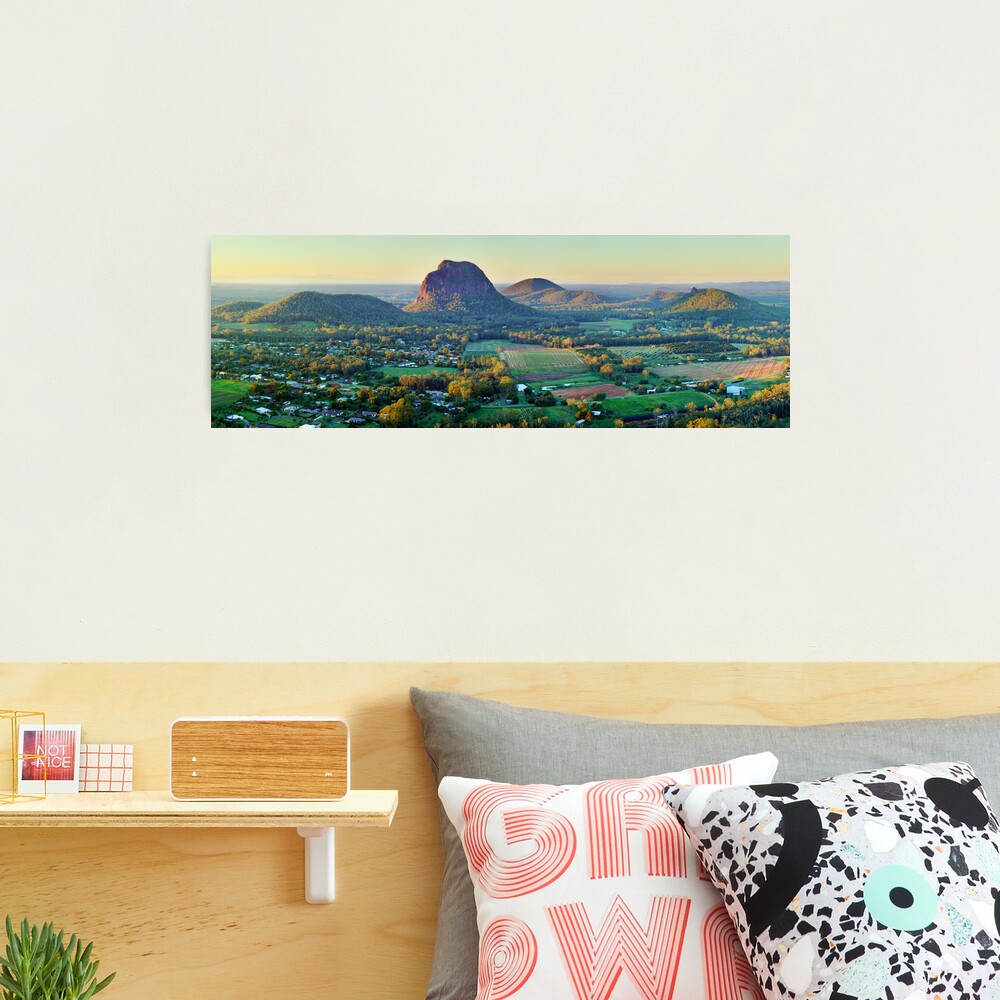 Glasshouse Mountains, Queensland, Australia Photographic Print
