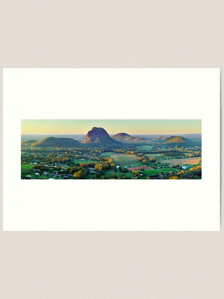 Alternate view of Glasshouse Mountains, Queensland, Australia Art Print