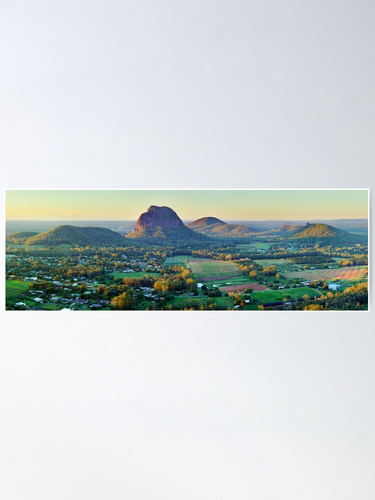 Alternate view of Glasshouse Mountains, Queensland, Australia Poster