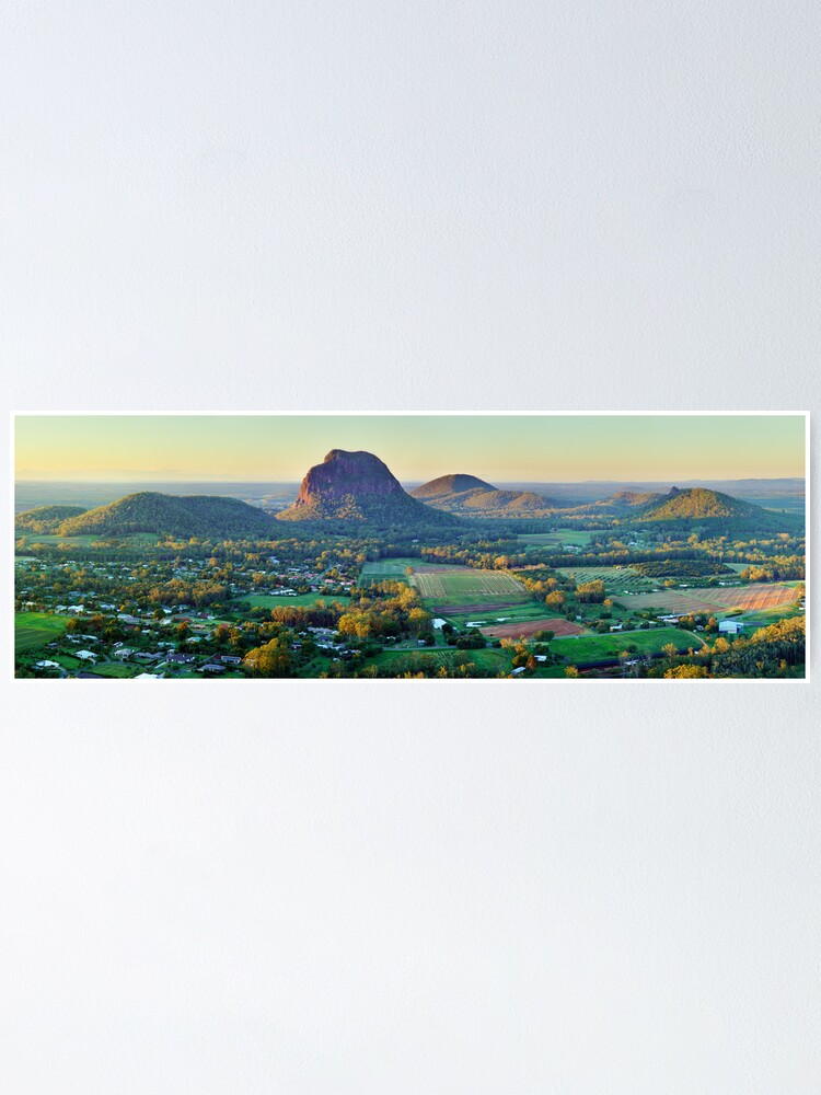 Alternate view of Glasshouse Mountains, Queensland, Australia Poster