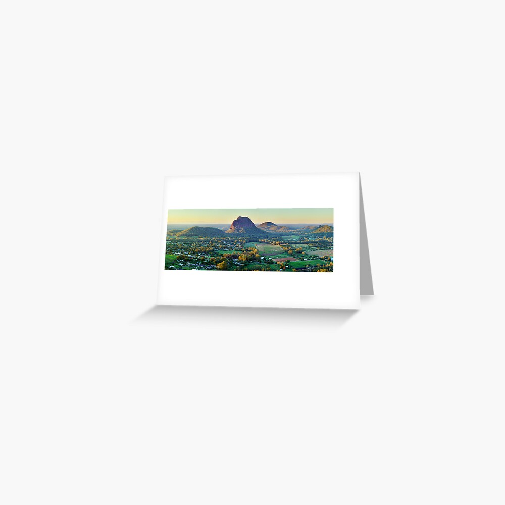 Glasshouse Mountains, Queensland, Australia Greeting Card