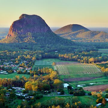 Artwork thumbnail, Glasshouse Mountains, Queensland, Australia by Michael Boniwell