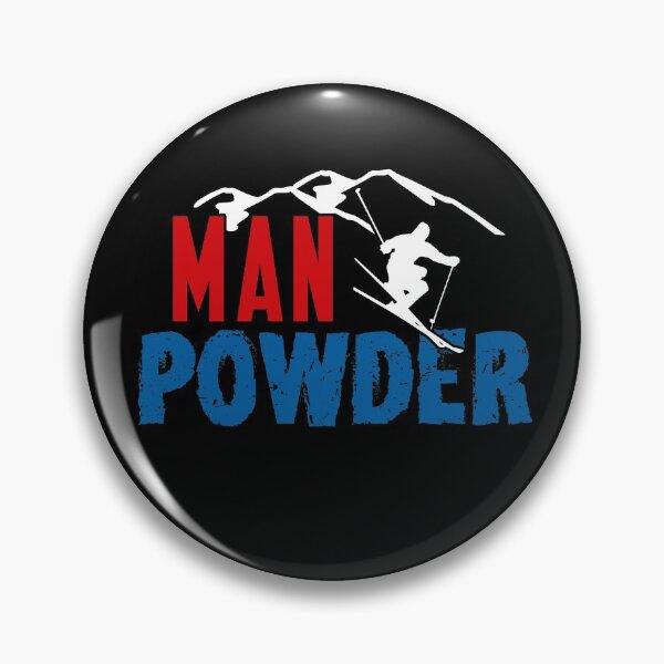 Item preview, Man Powder Skiing Shirt Mountain Alpine Skier Gear in Red designed and sold by DynamicDesign.