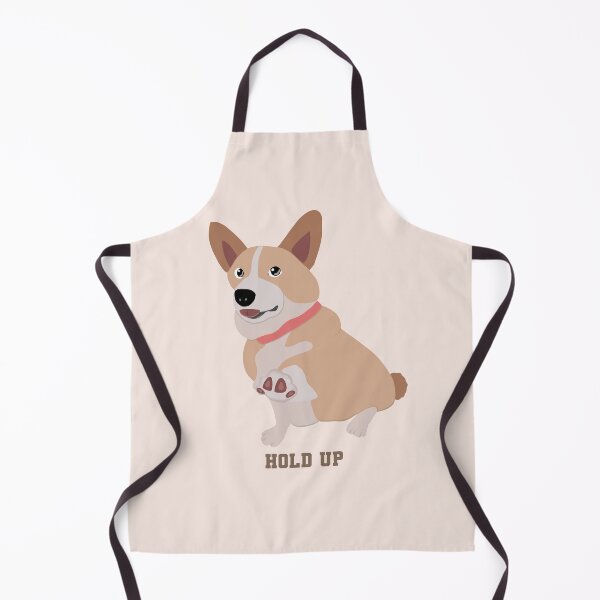 Item preview, Corgi En Cuello Rosa Sosteniendo Pata Hold Up Nude Tone designed and sold by kqwdesigns.