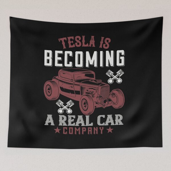 Item preview, Tesla Is Becoming A Real Car Company designed and sold by GoodVibeDesign.