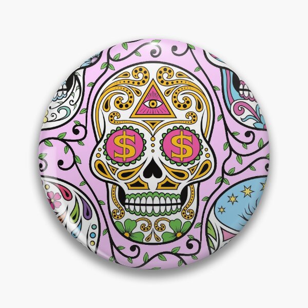 Aperçu de l'œuvre Sugar Skull Mexican créée et vendue par Fangpunk.