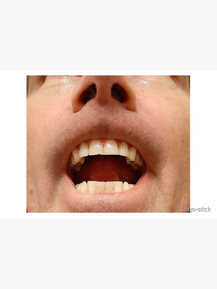 "No lips, all teeth." Mask for Sale by Logostick Redbubble