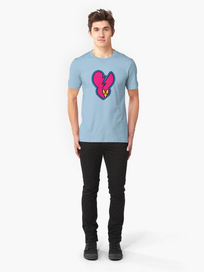 Alternate view of Love Shockers - Jet Set Radio Slim Fit T-Shirt