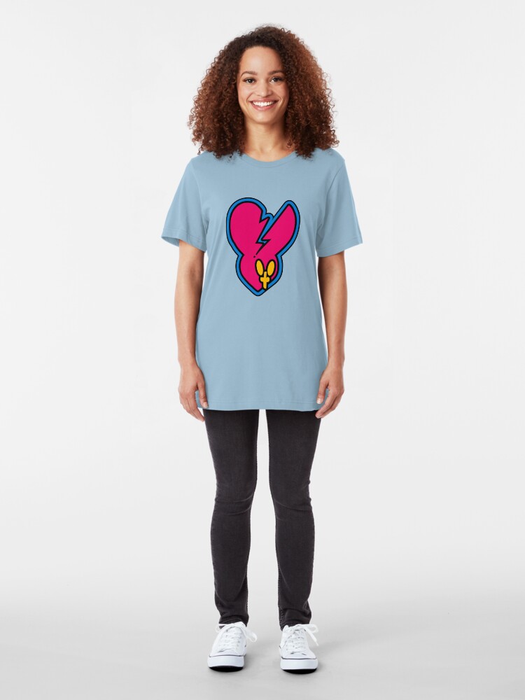 Alternate view of Love Shockers - Jet Set Radio Slim Fit T-Shirt