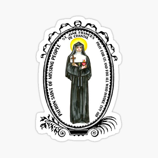 Item preview, Saint Jane Frances de Chantal Patron of Missing People designed and sold by myaltar.