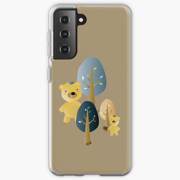 Leafbears in the woods Samsung Galaxy Soft Case