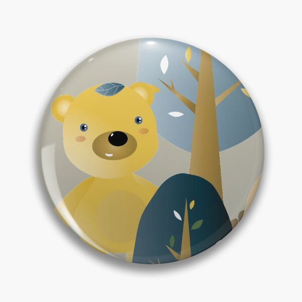 Leafbears in the woods Pin