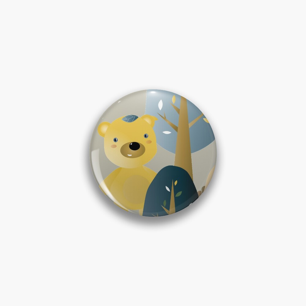 Leafbears in the woods Pin
