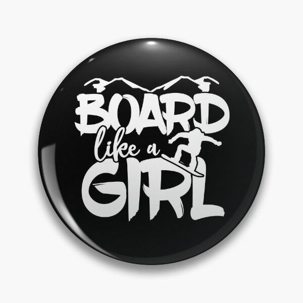 Item preview, Board Like A Girl Snowboarding Gear in White designed and sold by DynamicDesign.