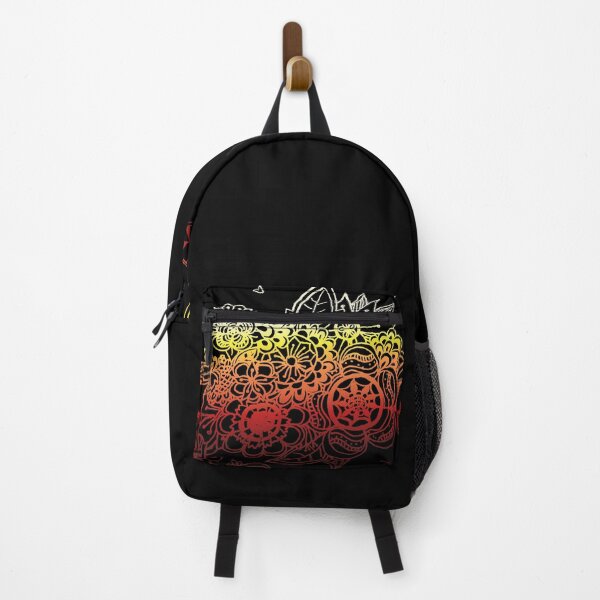 Item preview, Flower garden - Sunset (Zentangle/ Doodle/ Mandala) designed and sold by CreativityRoams.