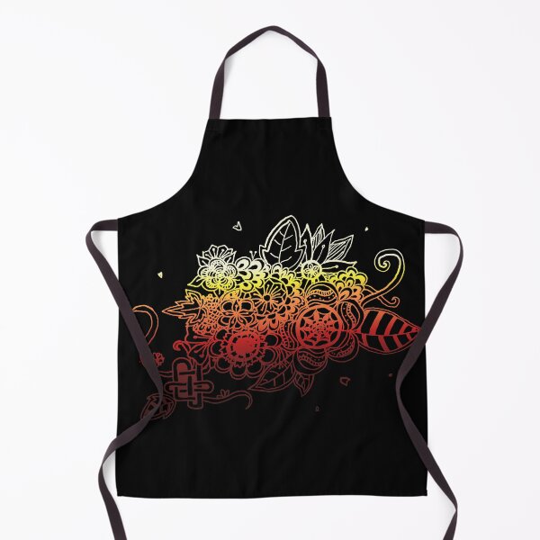 Item preview, Flower garden - Sunset (Zentangle/ Doodle/ Mandala) designed and sold by CreativityRoams.