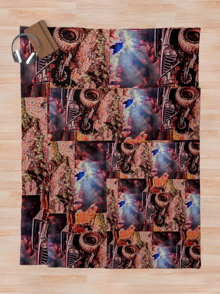 Alternate view of 4WD Throw Blanket