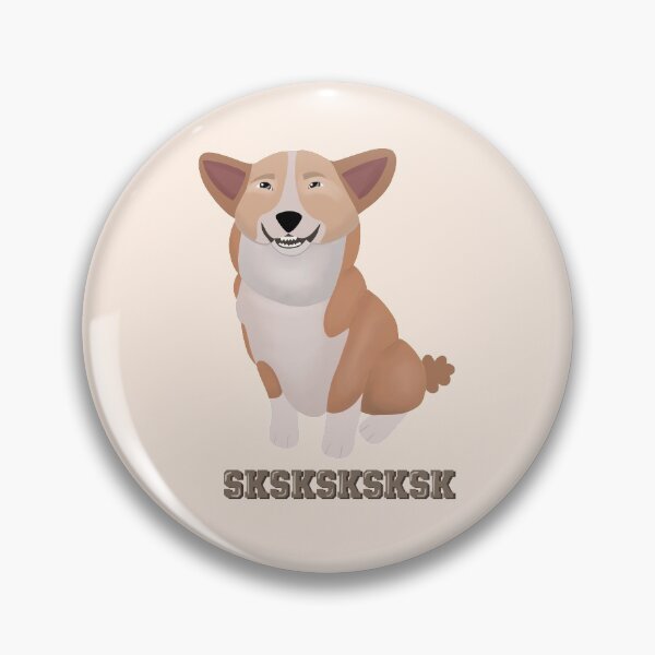 Item preview, Grinning, Chuckling, Smiling Corgi SKSKSK designed and sold by kqwdesigns.