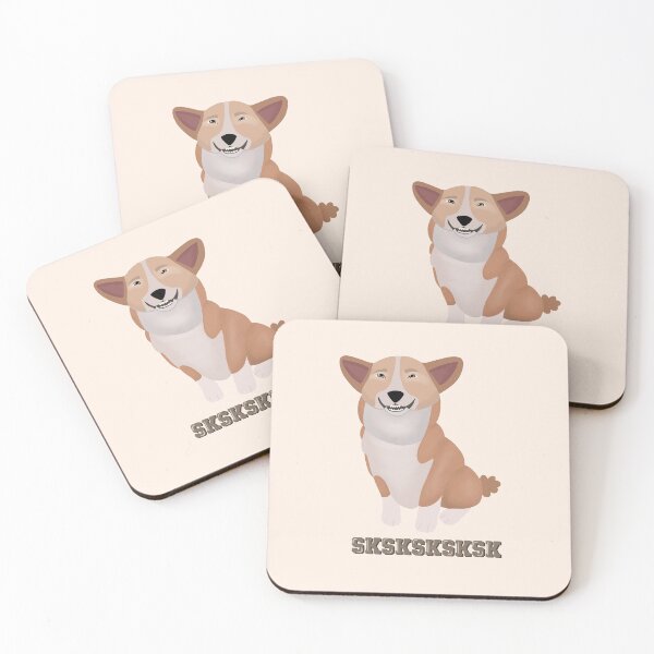 Item preview, Grinning, Chuckling, Smiling Corgi SKSKSK designed and sold by kqwdesigns.