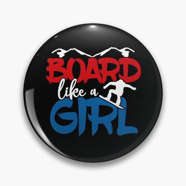 Item preview, Board Like A Girl Snowboarding Gear In Red designed and sold by DynamicDesign.