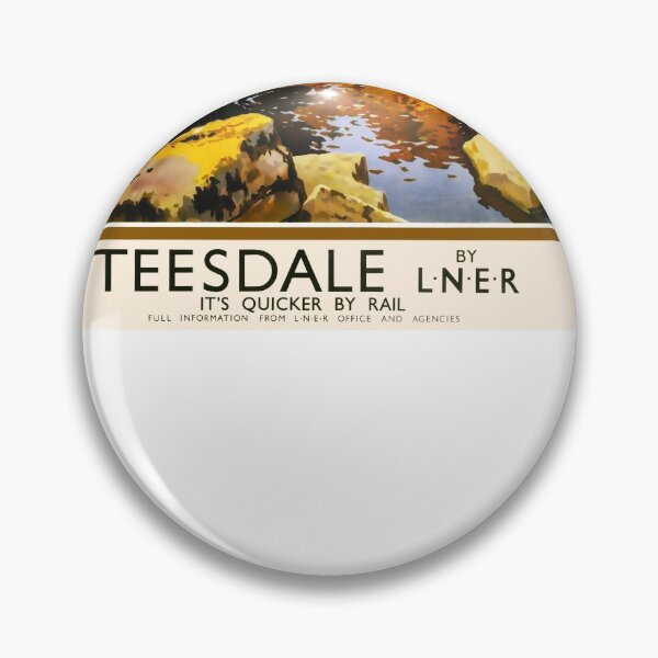 Item preview, Railway Poster Teesdale designed and sold by stickart-marek.