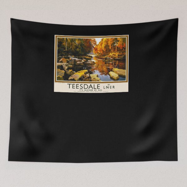 Item preview, Railway Poster Teesdale designed and sold by stickart-marek.